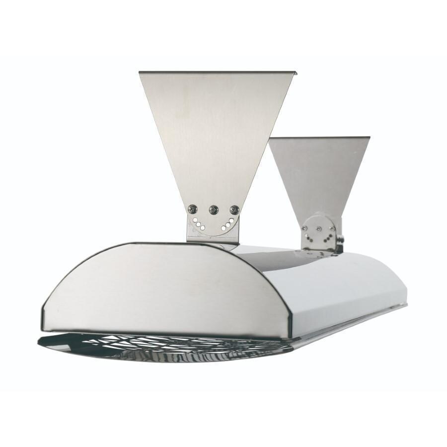 Eurofase EF60240S4 Astra Series 61-Inch 6000 Watt Dual Element 240V Electric Infrared Patio Heater In Stainless Steel - Mount - White Background thumbnail