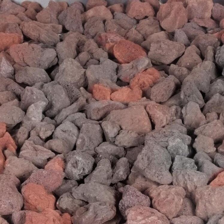 BBQGuys Signature Red Lava Rock - 35 Lbs