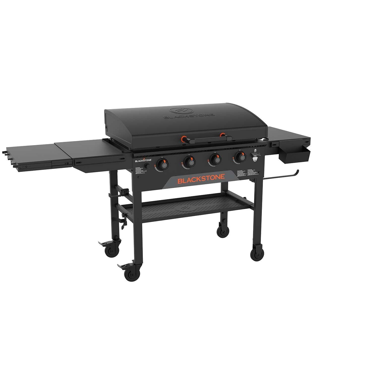 Blackstone 2322 36 Inch Griddle W/ Hood - Hood Closed - White Background thumbnail