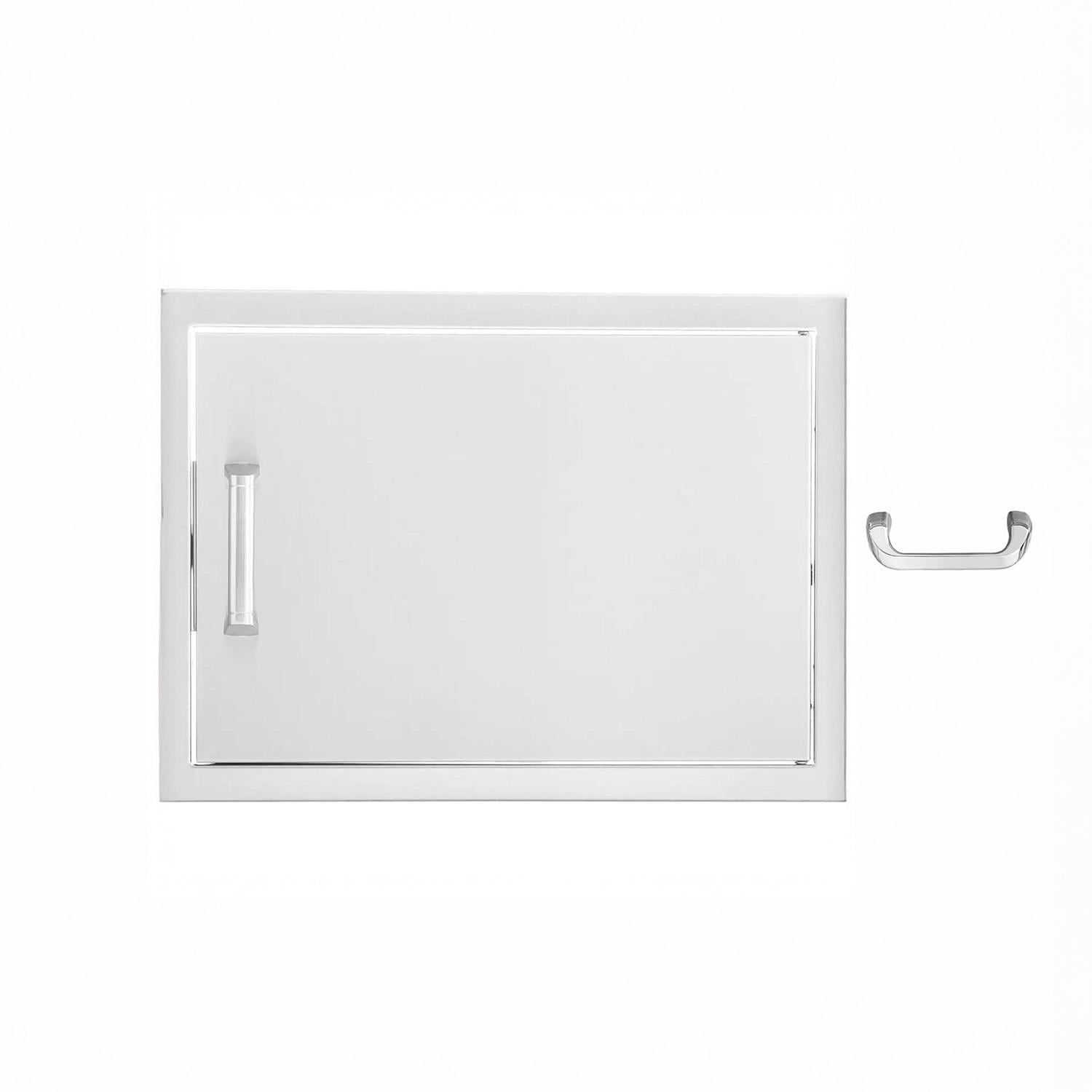 BBQGuys Signature 18-in Stainless Steel Reversible Single Access