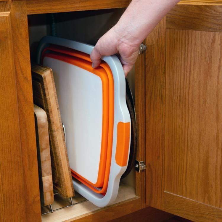 Drip EZ TUBLD-1 Original Orange BBQ Prep Tub - Storage - Lifestyle thumbnail