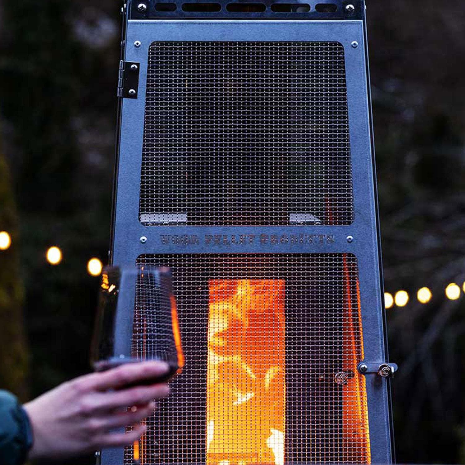 Timber Stoves WPPHBTESS1.0 Big Timber Elite 90000 BTU Pellet Patio Heater Portable W/ Elite Safety Cage - Elite Safety Cage - Lifestyle thumbnail