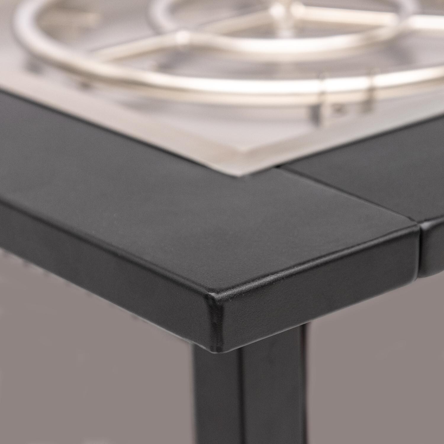 Lakeview Outdoor Designs Challenger 36-Inch Fire Pit Table - Table Top Corner thumbnail