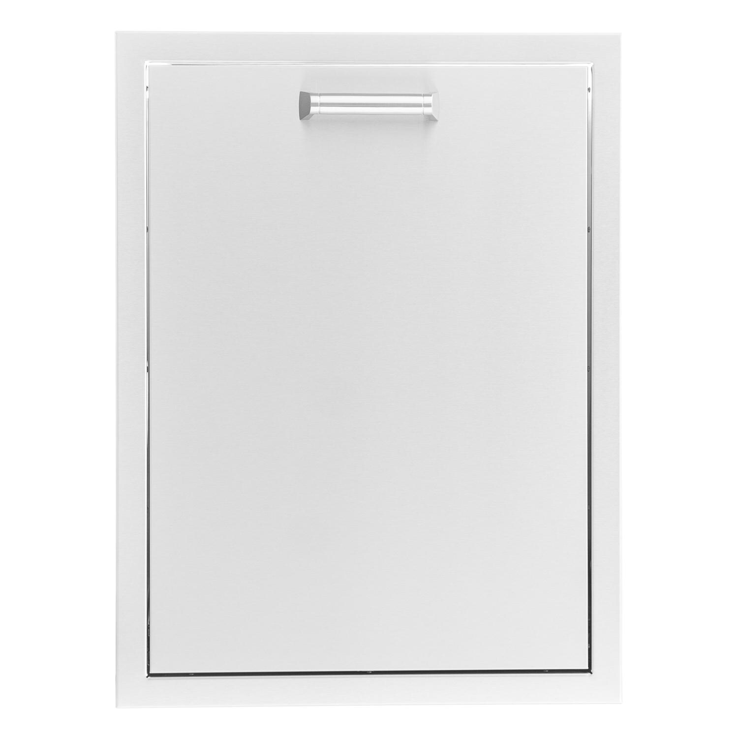 BBQGuys Sonoma Series 20-Inch Stainless Steel Roll-Out Double Trash & Recycling Bin image