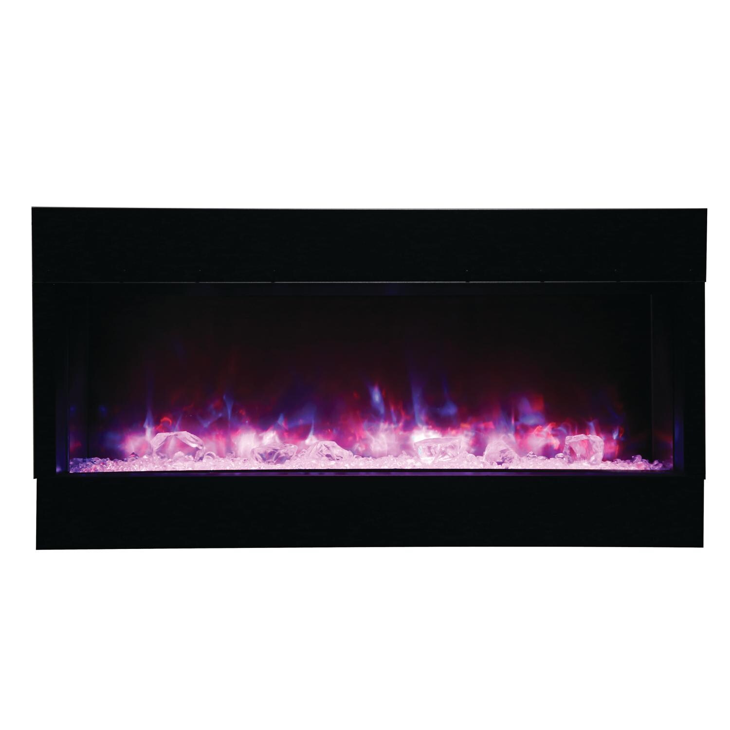 Amantii 50-inch Tru View Built-In Three Sided Electric Fireplace - Purple thumbnail