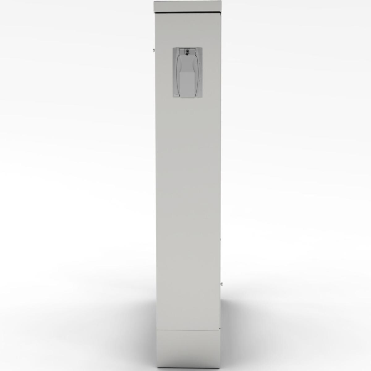 Sunstone SBC6SPEL 6-in Outdoor Kitchen Island Cabinet Electrical Spacer - Cabinet Front - White Background thumbnail