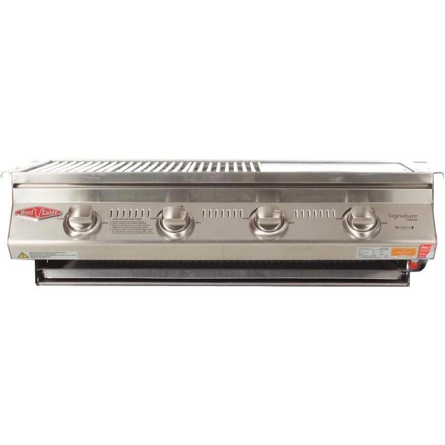 BeefEater Signature Premium 4 Burner Built-In Natural Gas Grill - Hood Detached thumbnail