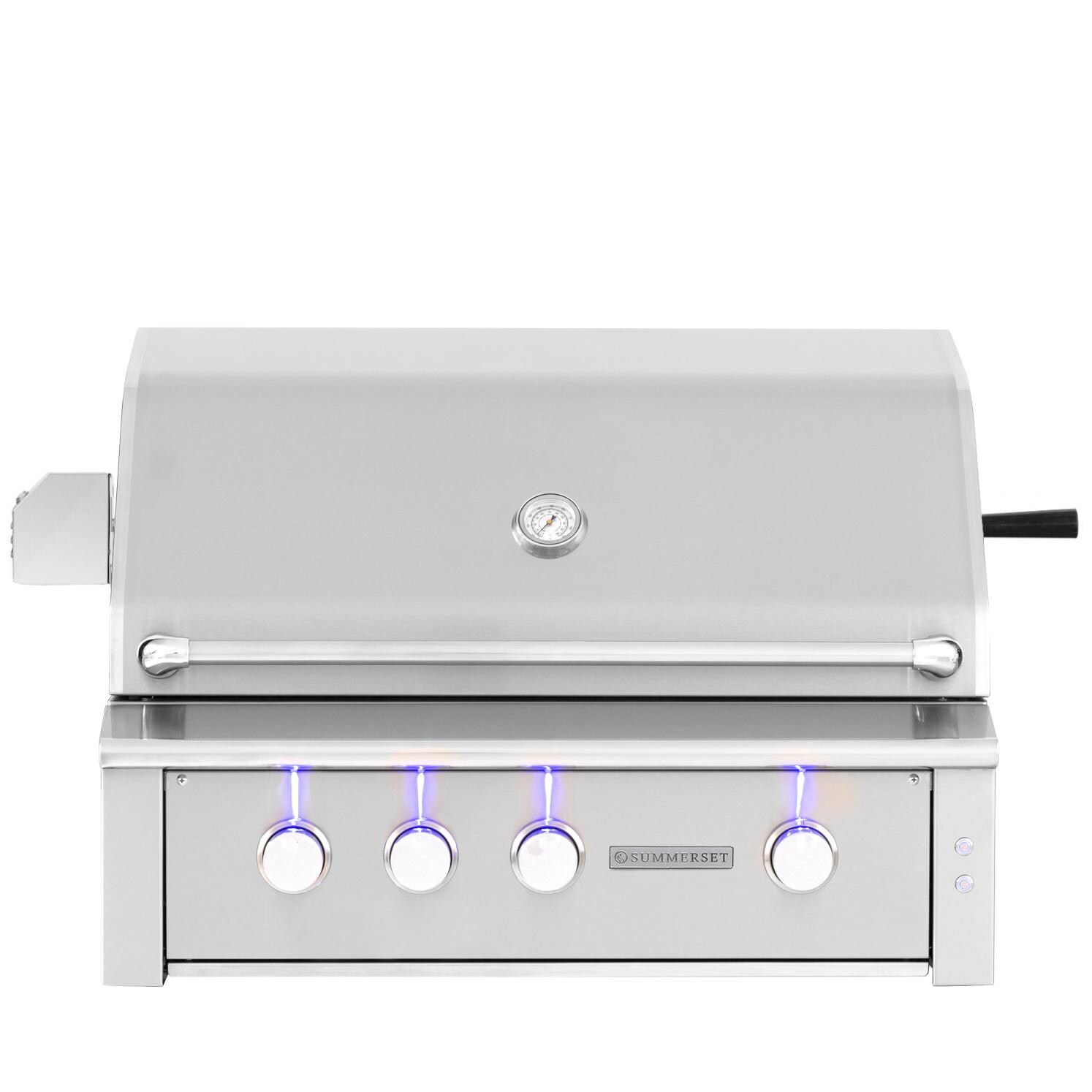 Summerset Alturi 36-Inch 3-Burner Built-In Natural Gas Grill With Stainless Steel Burners & Rotisserie - ALT36T-NG image