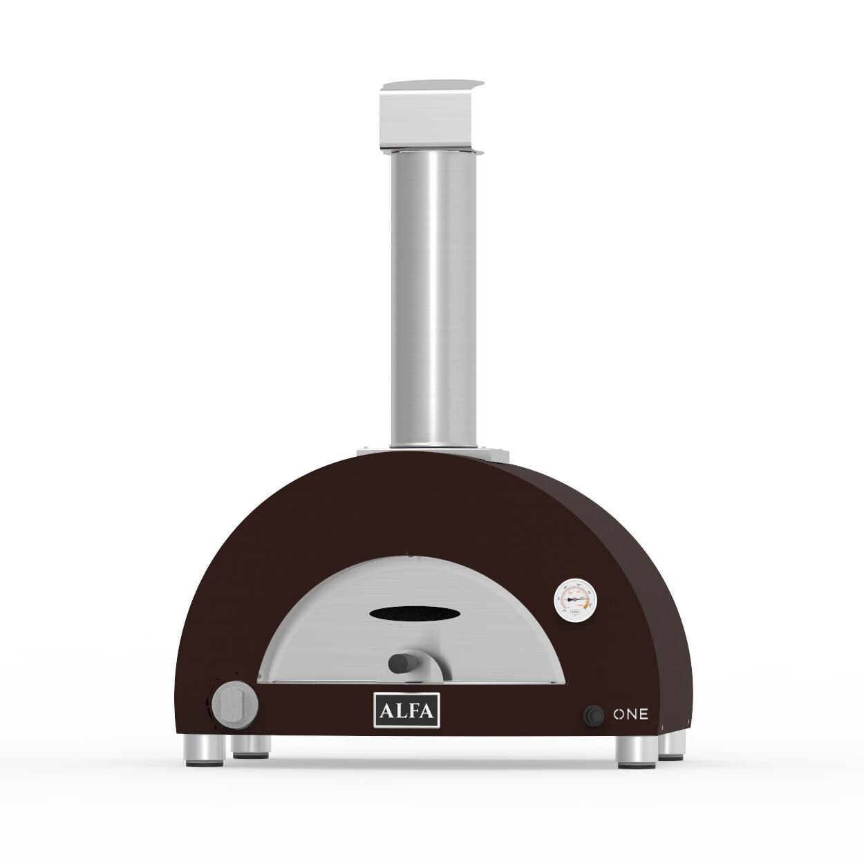 Alfa One 19-Inch Outdoor Countertop Propane Gas Pizza Oven - Copper - FXONE-GRAM-U