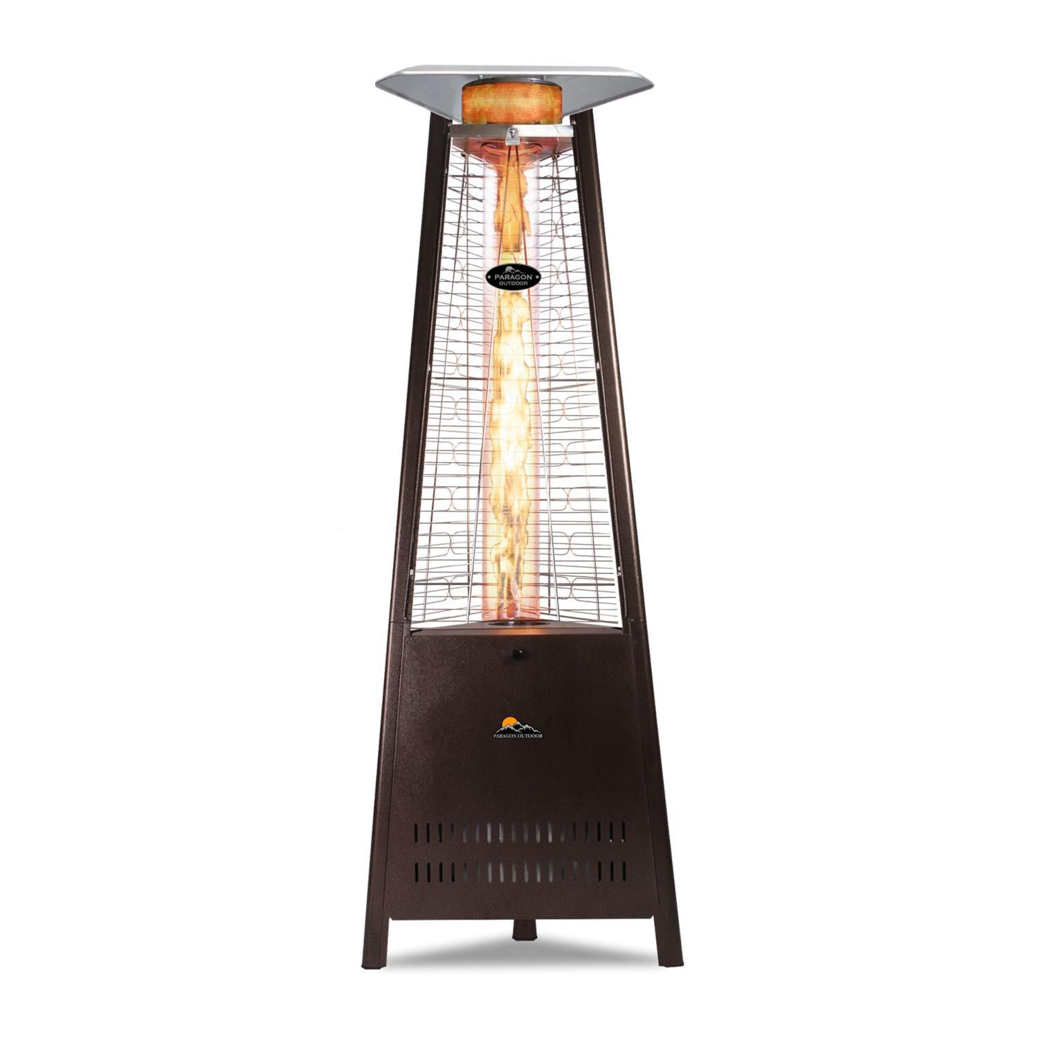 Paragon Outdoor Inferno 42,000 BTU Propane Gas Flame Tower Heater - Hammered Bronze - OH-BZ42-6M