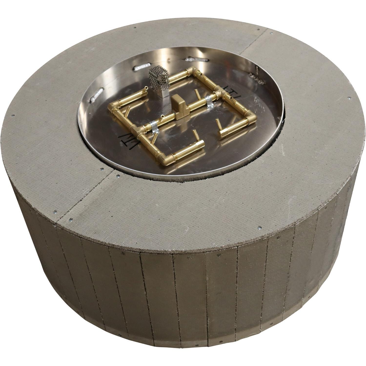 54-in Round Brass Universal Fire Pit Enclosure by Warming Trends