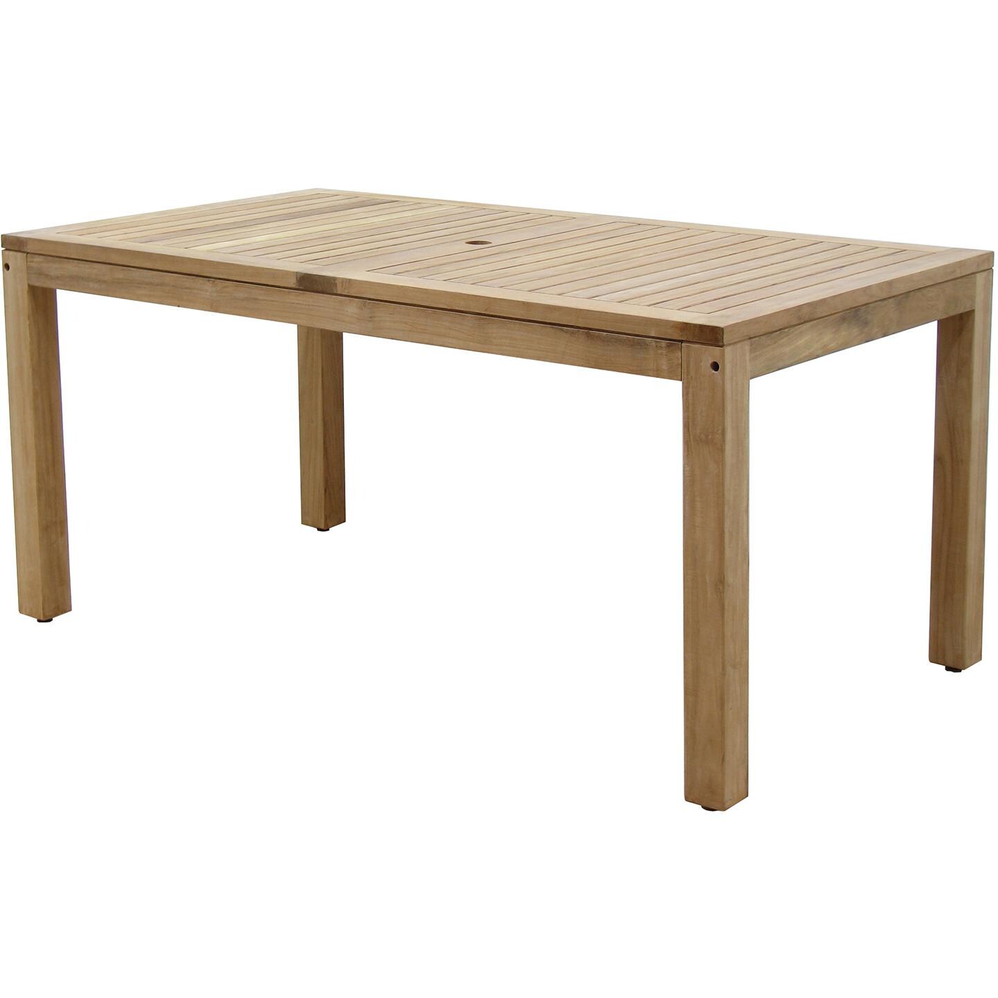 Amazonia SC RINRECT_2RINBENCH Teak Rectangular Dining Table thumbnail