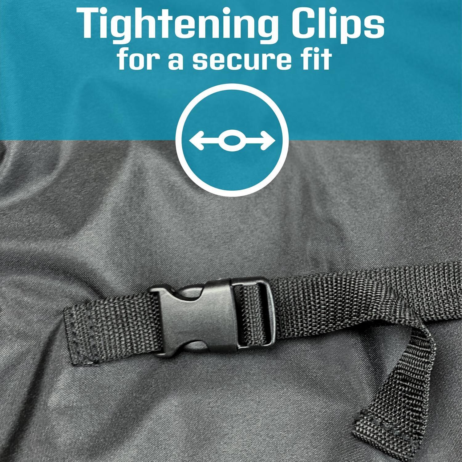 Holland Bar Stool Co B08F6FRFY9 Texas A&M Universal Kamado Grill Cover - Tightening Clips - Detail thumbnail