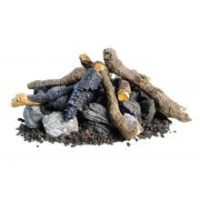 Peterson Outdoor Campfyre Beachwood Fire Pit Logs And Volcanic Stone (Logs Only - Burner Not Included)