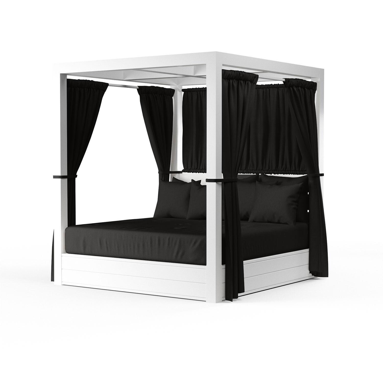 Newport Aluminum Resort King Daybed in Spectrum Carbon w/ No Welt by Sunset West - Display - White Background thumbnail