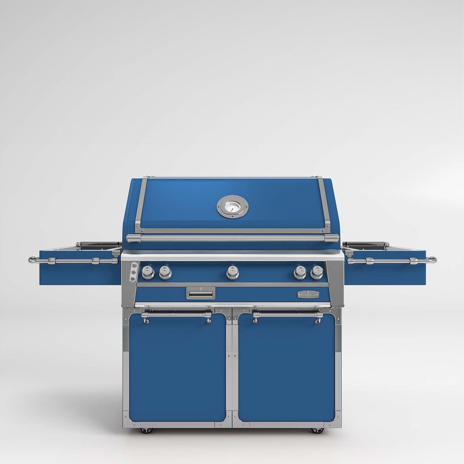 Officine Gullo 42-Inch OG Professional Propane Grill Cart in Grotta Azzurra - BBQ42FS01
