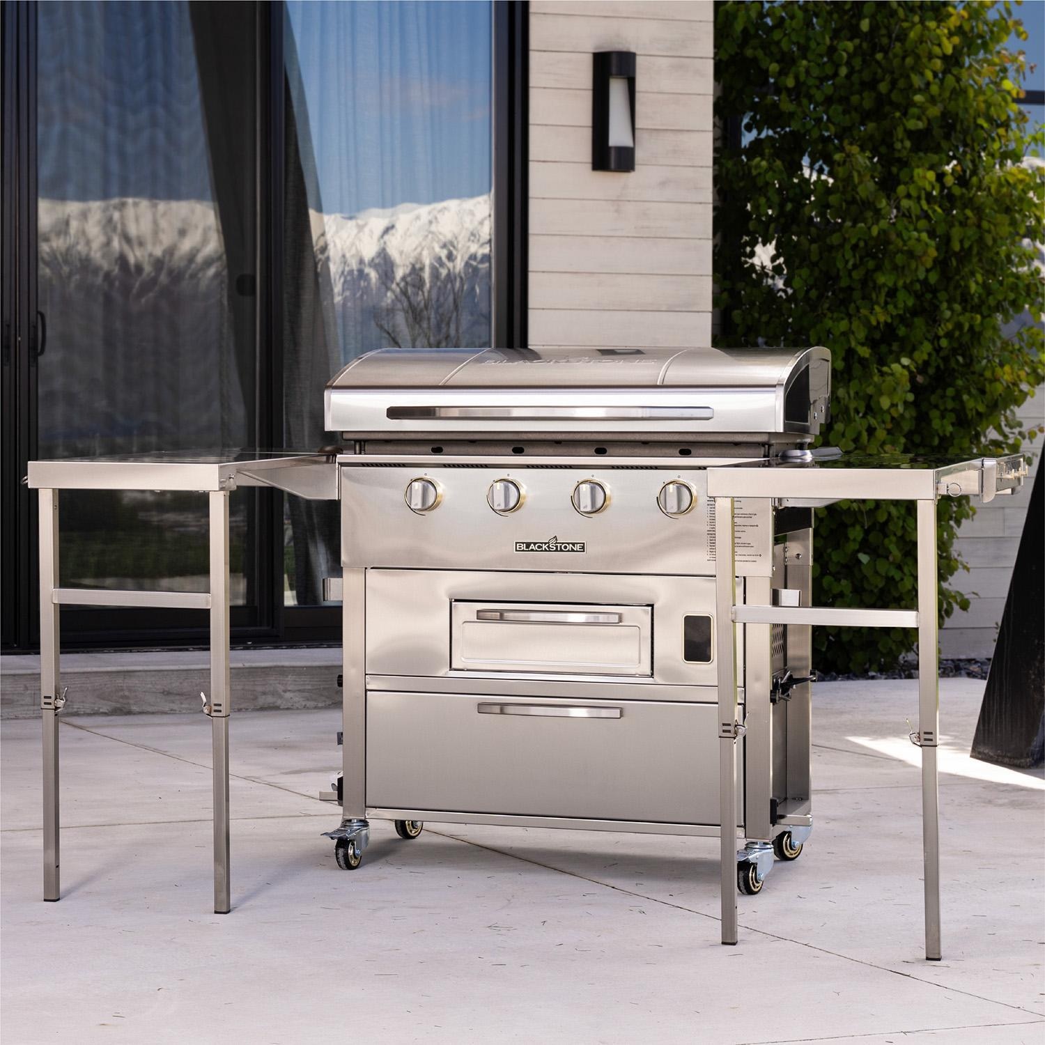 Blackstone 6006 Select 36-Inch Griddle Air Fryer Combo W/ Dual Side Tables And Storage Drawers - Lifestyle thumbnail