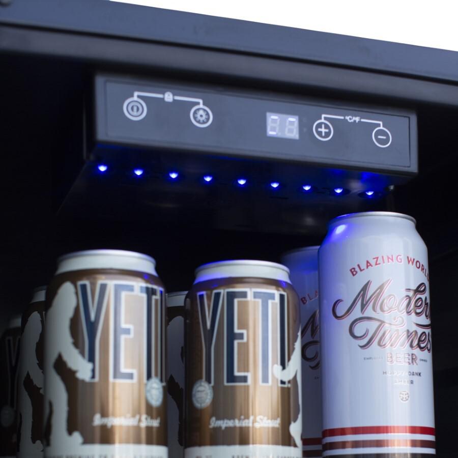 American Made Grills AMG-RFR-15S 15-Inch Outdoor Rated Fridge w/Stainless Door - Temperature Control and Internal Lights thumbnail