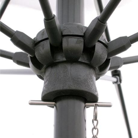 Galtech 9 Ft. Octagonal Bar Height Patio Umbrella W/ Manual Lift - Hub Detail