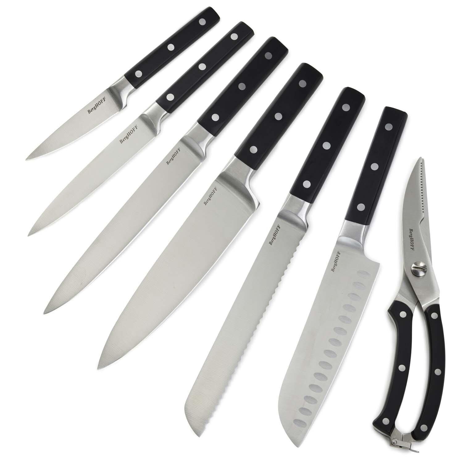 BergHOFF DiNA Gene 7 Pc Stainless Steel Knife Set