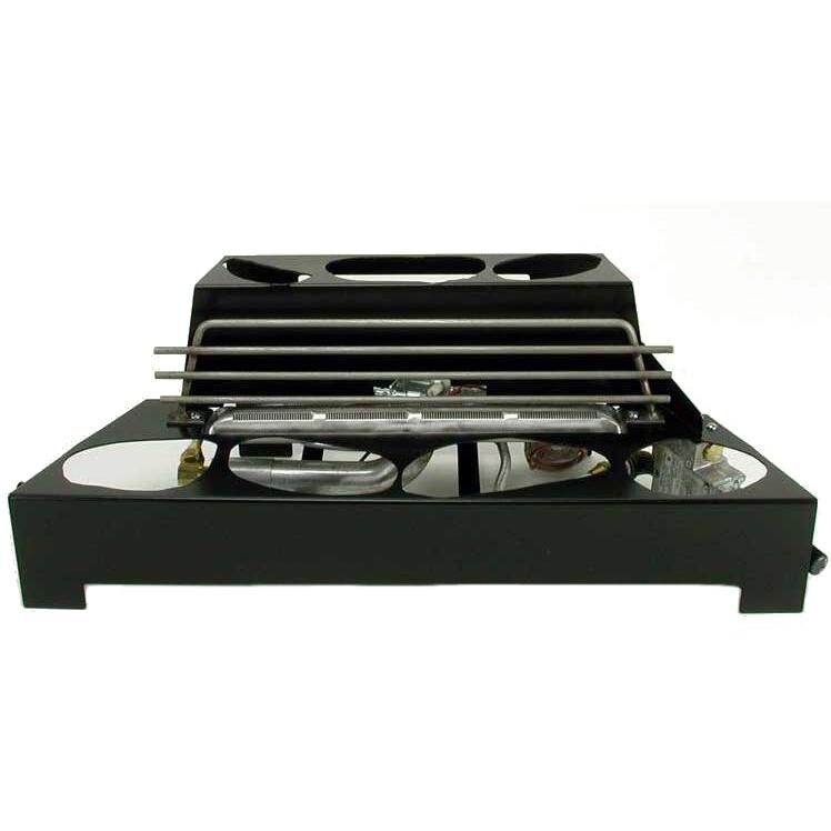 Rasmussen 24-Inch Natural ALTERNA FireStone Set With Vent-Free Black Chassis Burner - Vent-Free Black Chassis Burner thumbnail