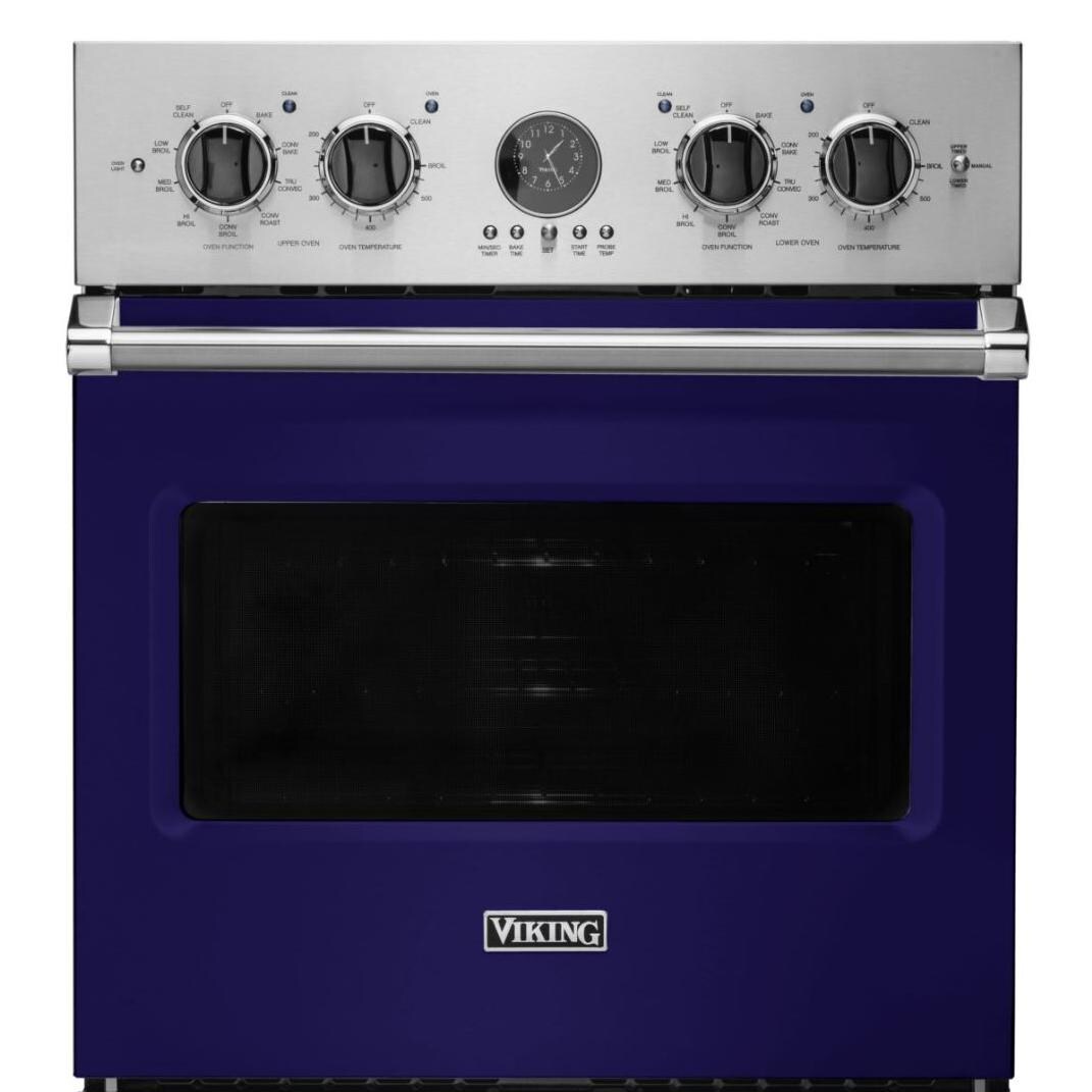Viking Professional 5 Series Premiere 27-Inch Convection Electric Double Oven - Top Oven and Controls thumbnail