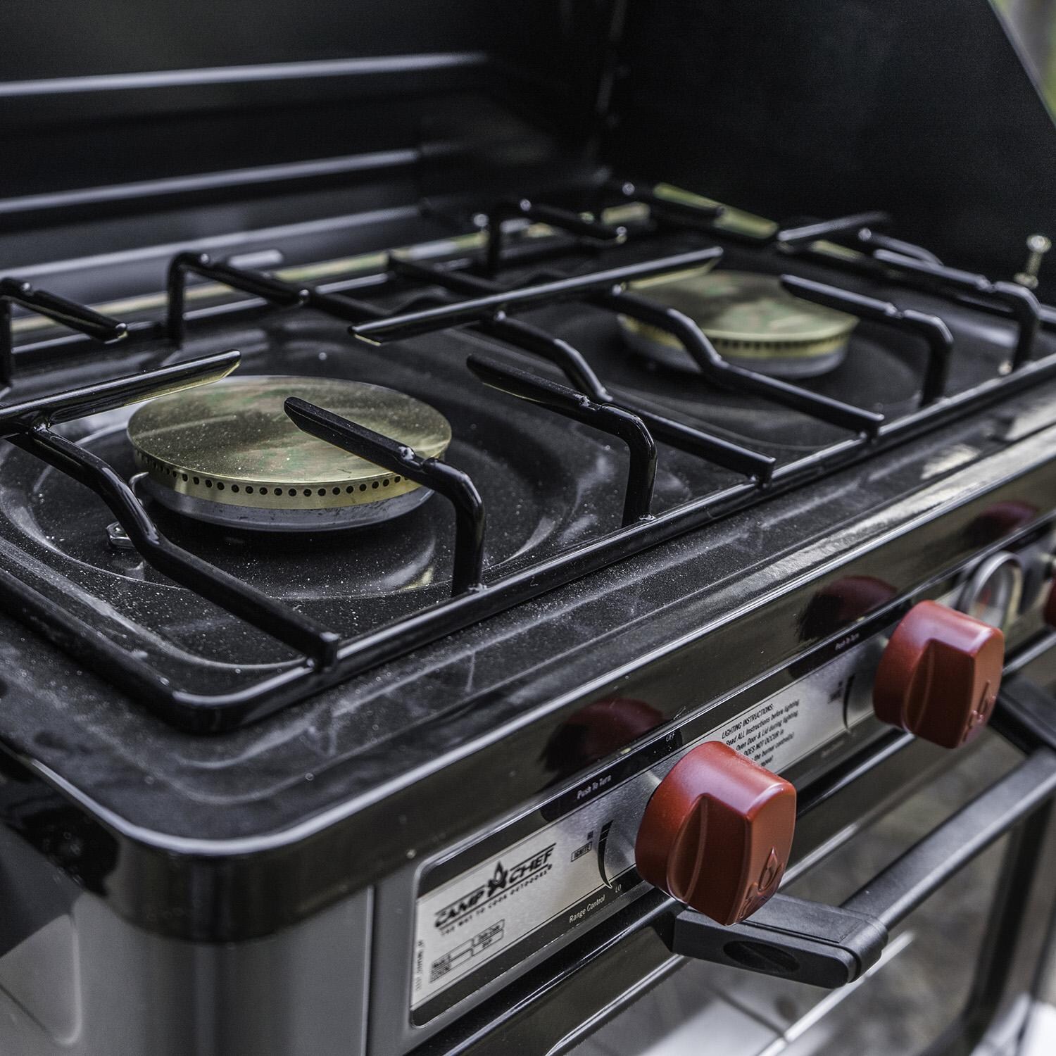 Camp Chef COVEND Deluxe Outdoor Camp Oven - Stovetop thumbnail