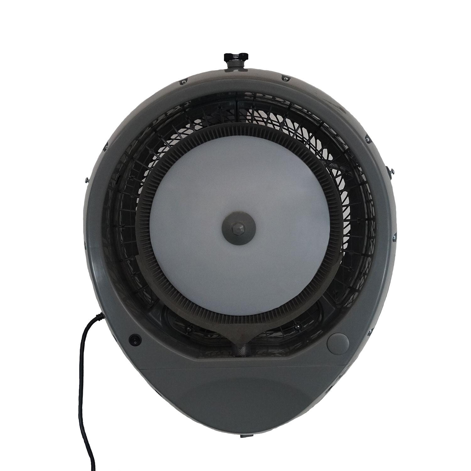 Joape Cassino 737 Wall Mount Misting Fan - Gray - Back View thumbnail