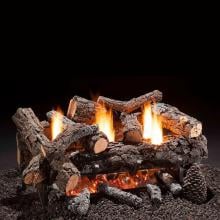 Hargrove 30-Inch Cozy Fire Vent-Free Natural Gas Log Set - Manual Safety Pilot image