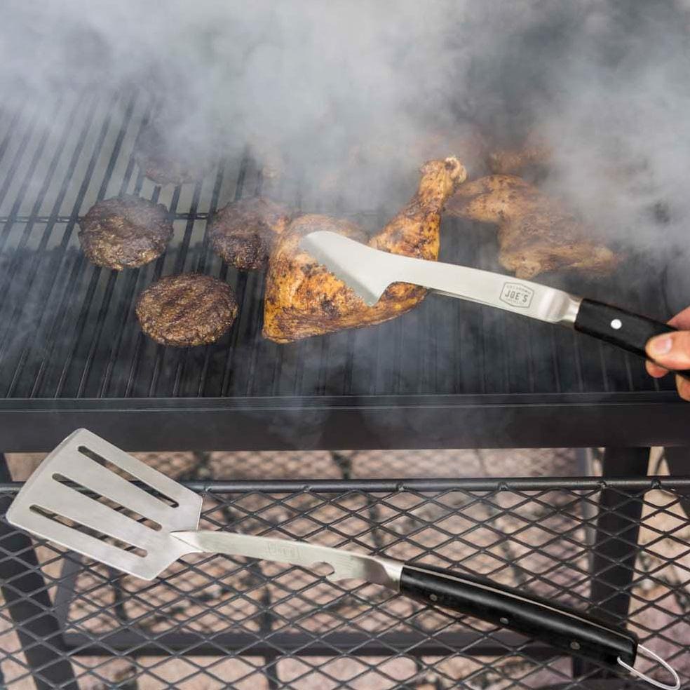 Oklahoma Joe's 7826131R06 Blacksmith 2 Pc Spatula & Tong Set - Lifestyle thumbnail