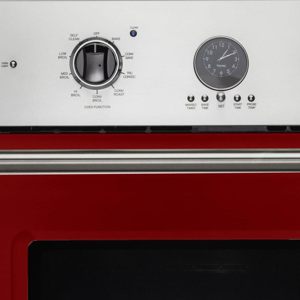 Viking Professional 5 Series Premiere 27-Inch Convection Electric Oven - Close-up of Controls thumbnail