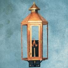 Legendary Lighting Neptune 2 Copper Propane Gas Light With Wall Bracket And Electronic Ignition image