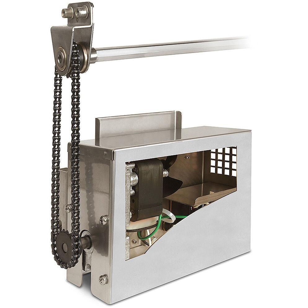 Alfresco Grills ALXE-42-NG-S3027 Alfresco ALXE 42-Inch Built-In Natural Gas Grill With Rotisserie in Raspberry Red - Rotisserie Motor - Detail