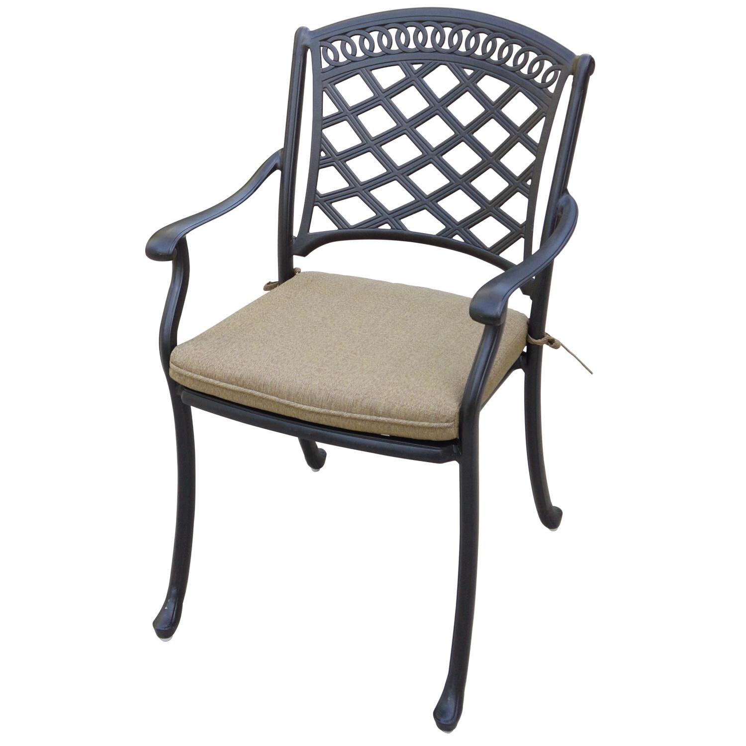 Darlee Sedona Dining Arm Chair W/ Sesame Polyester Cushion thumbnail