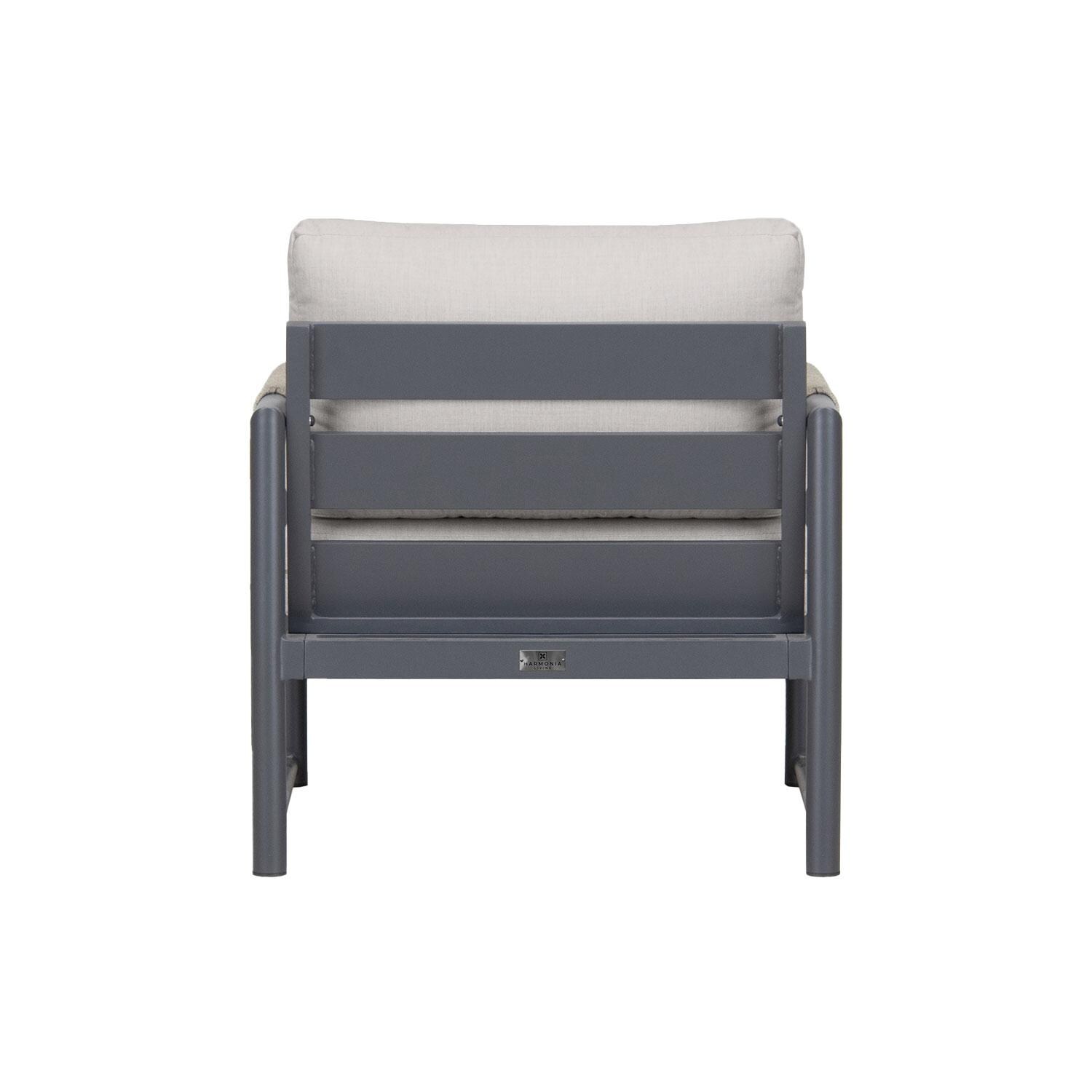 Lakeview AVEBAY-SL-PG-CC-CS Avenue Bay Slate/Pebble Gray Club Chair - Cast Silver - Zipper - Detail thumbnail