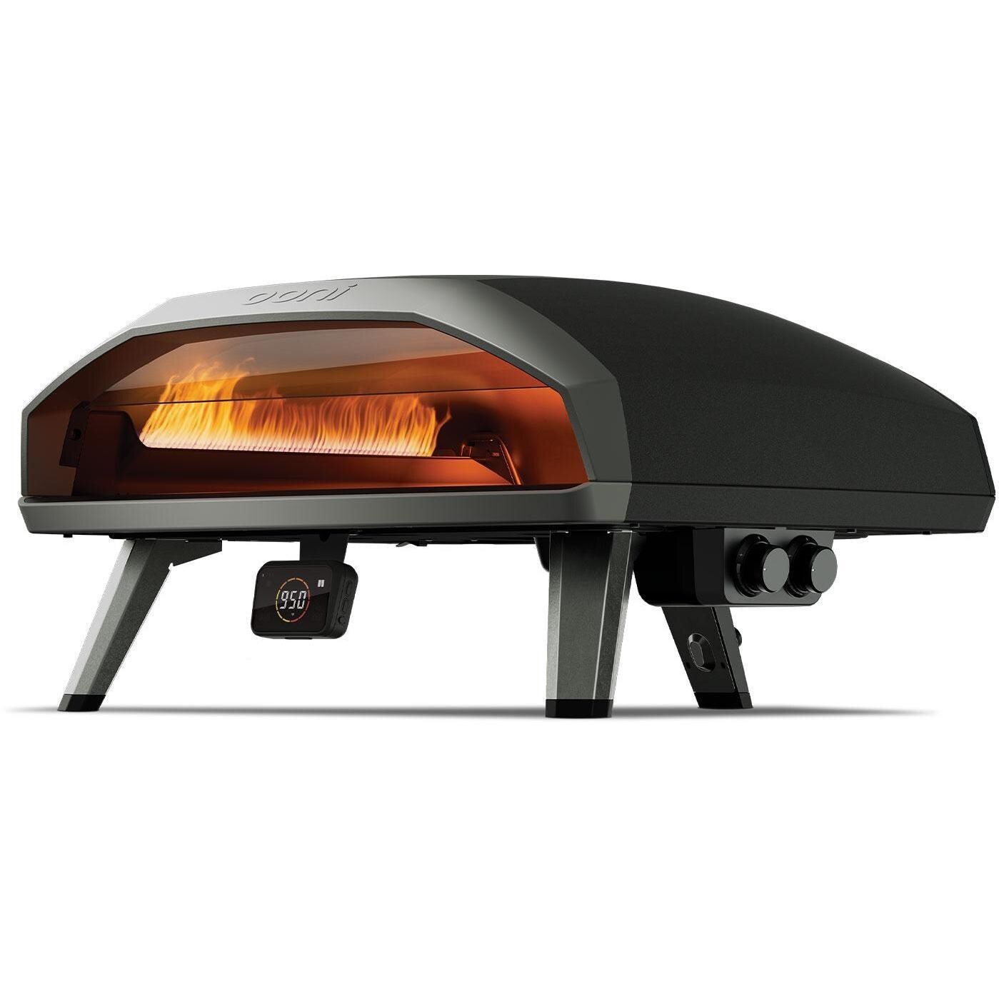 Ooni UU-P2B100 Koda 2 Max 28Mbar Propane Pizza Oven - Angled Left - White Background thumbnail