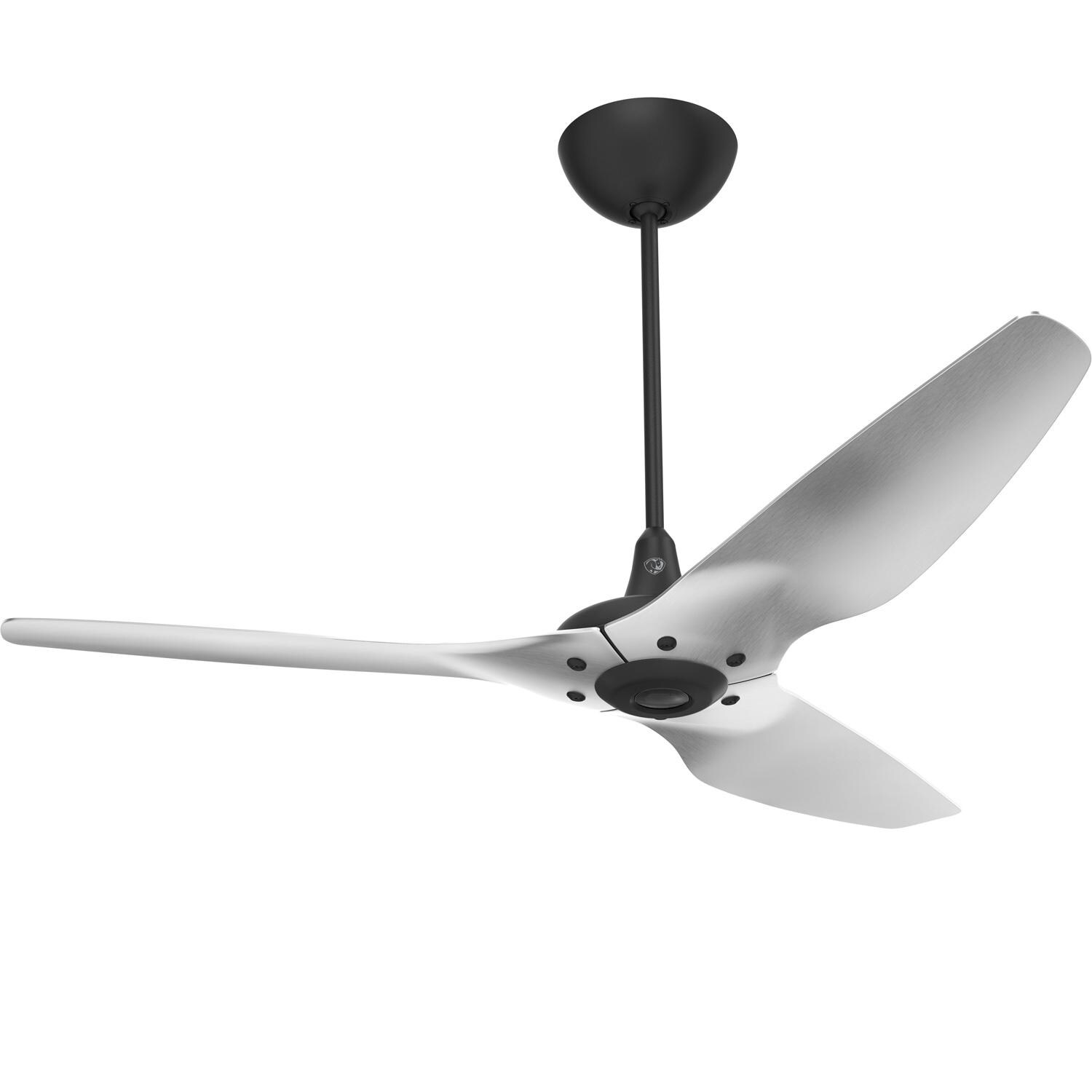 Big Ass Fans 60-Inch Haiku Ceiling Fan Universal Mount W/20-Inch Downrod in Black/Brushed Aluminum - MK-HK4-052506A258F531G10I20