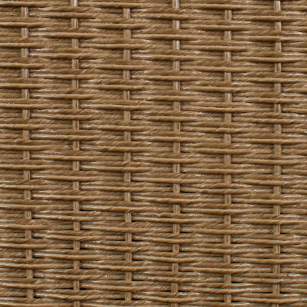 Lloyd Flanders Weekend Retreat Sofa in Hickory Finish W/ Demo Skyway Fabric - Frame Swatch thumbnail