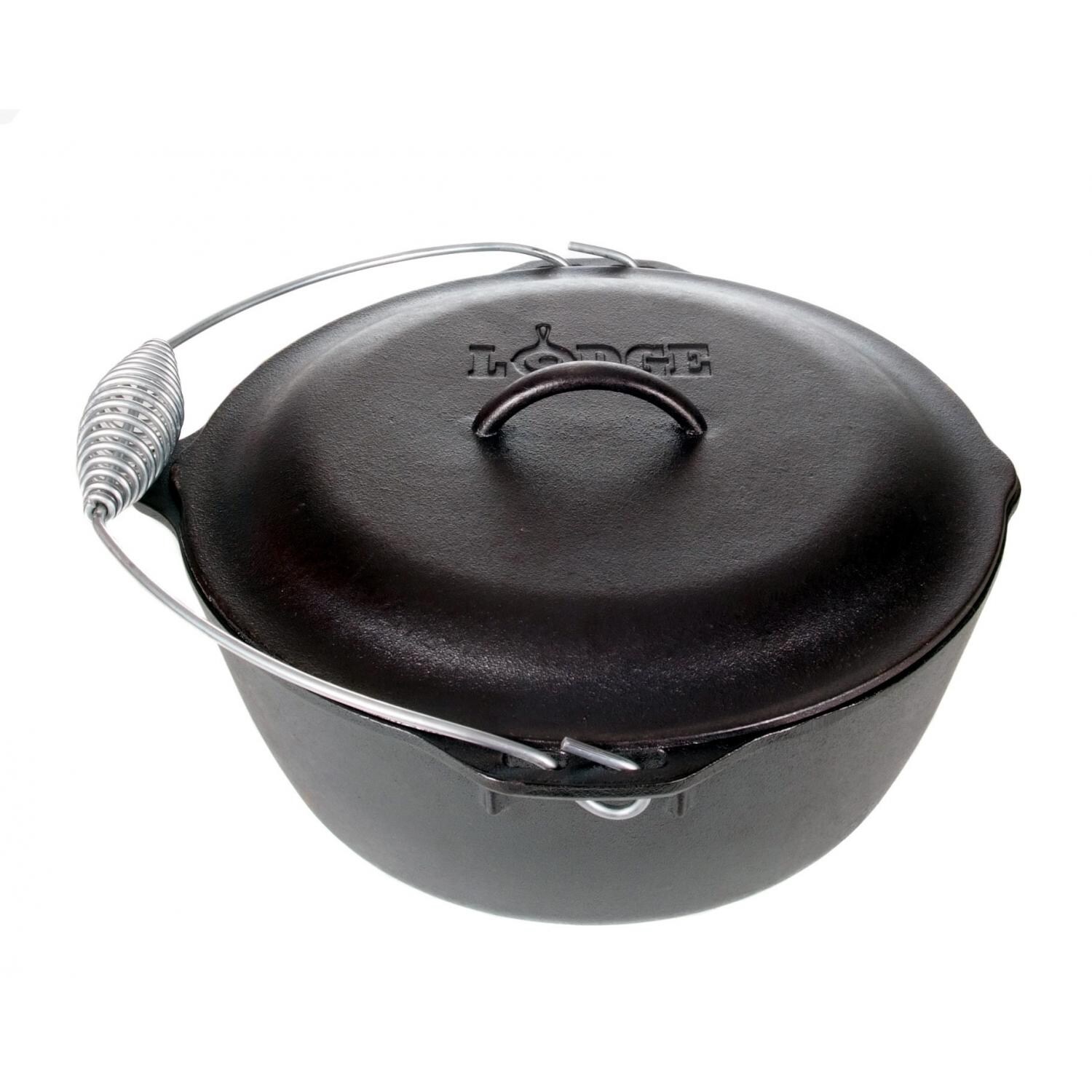 Lodge 9 Quart Seasoned Cast Iron Dutch Oven L12DO3