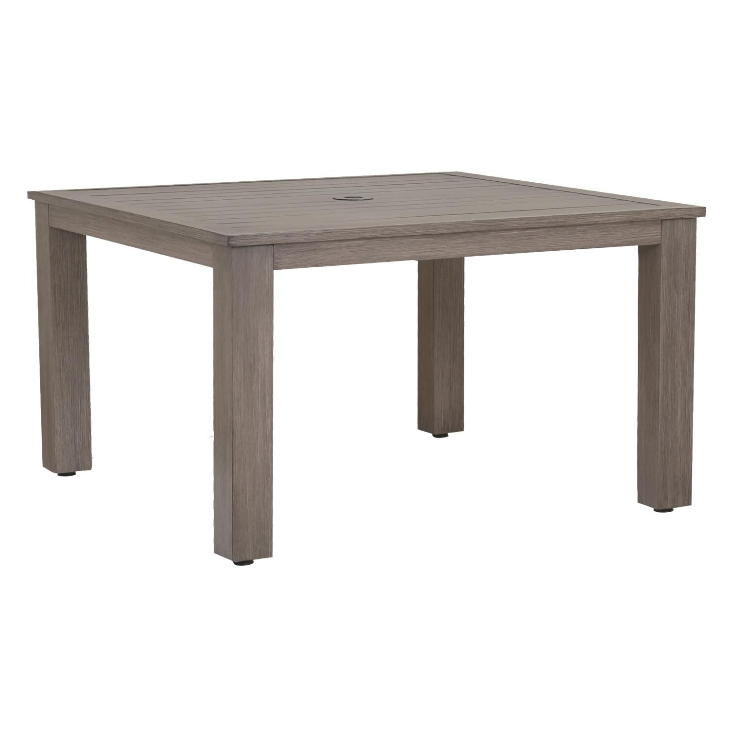 Laguna 48 Inch Square Aluminum Patio Dining Table By Sunset West thumbnail