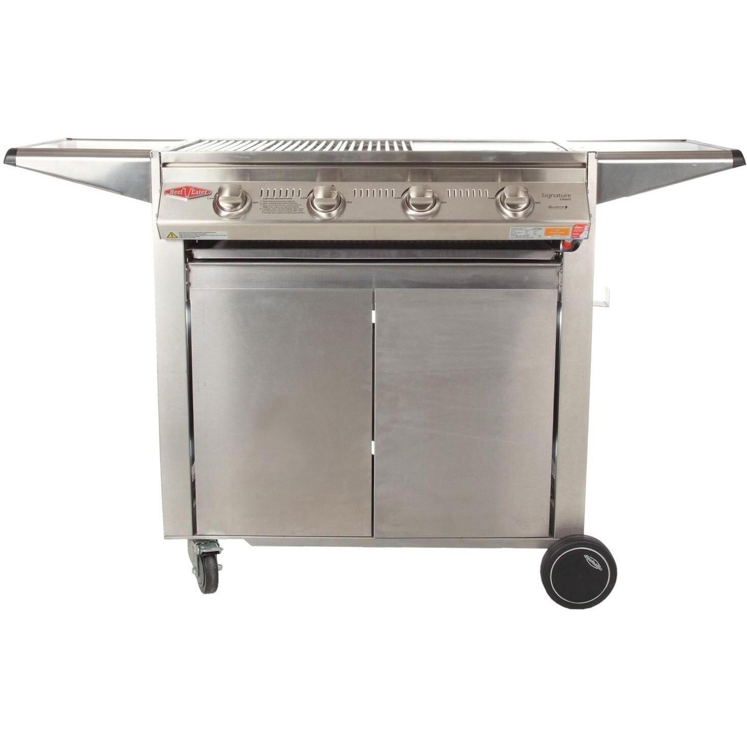 BeefEater Signature Premium 38Inch 5Burner Propane Gas Grill On