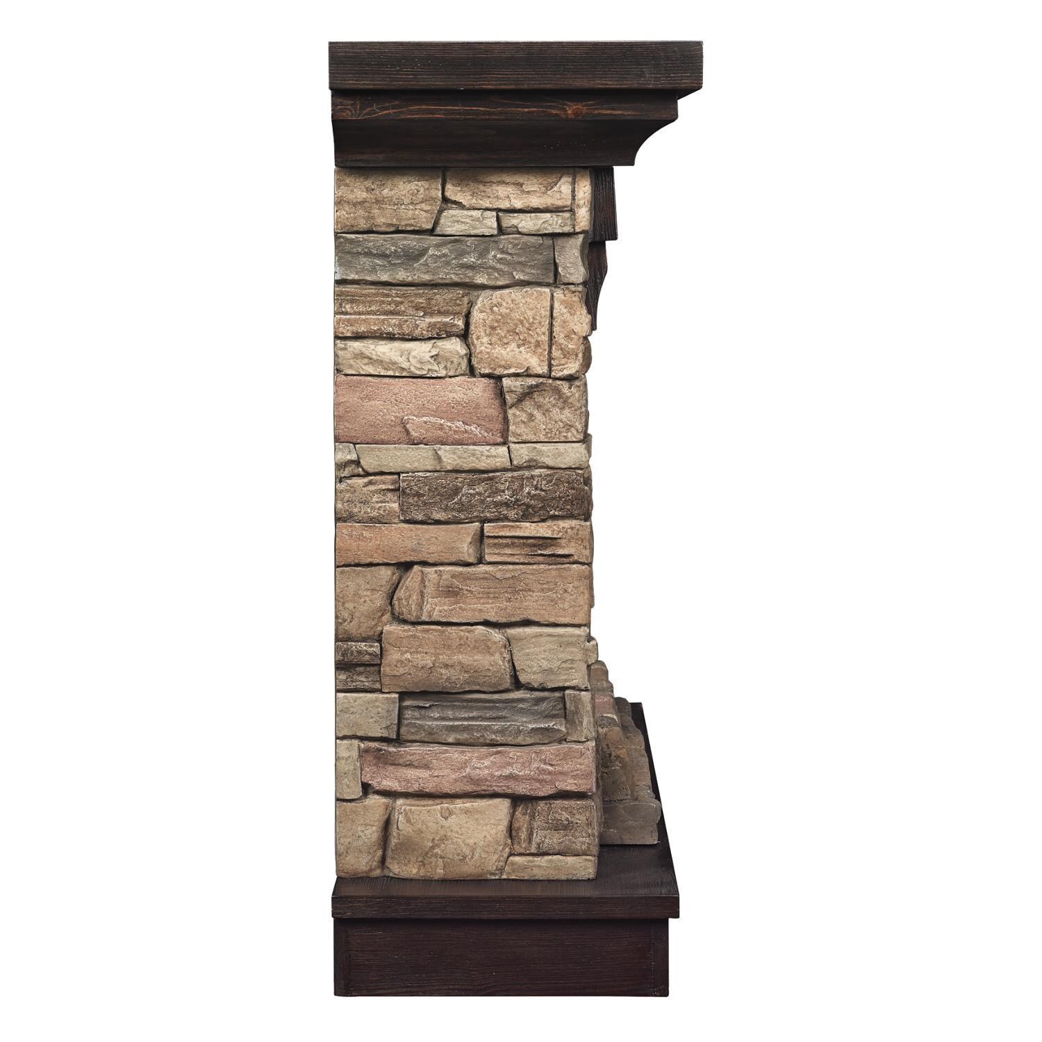 Classic Flame 97364-III Eugene 45-Inch Quartz Infrared Electric Fireplace Mantel Package - Side thumbnail