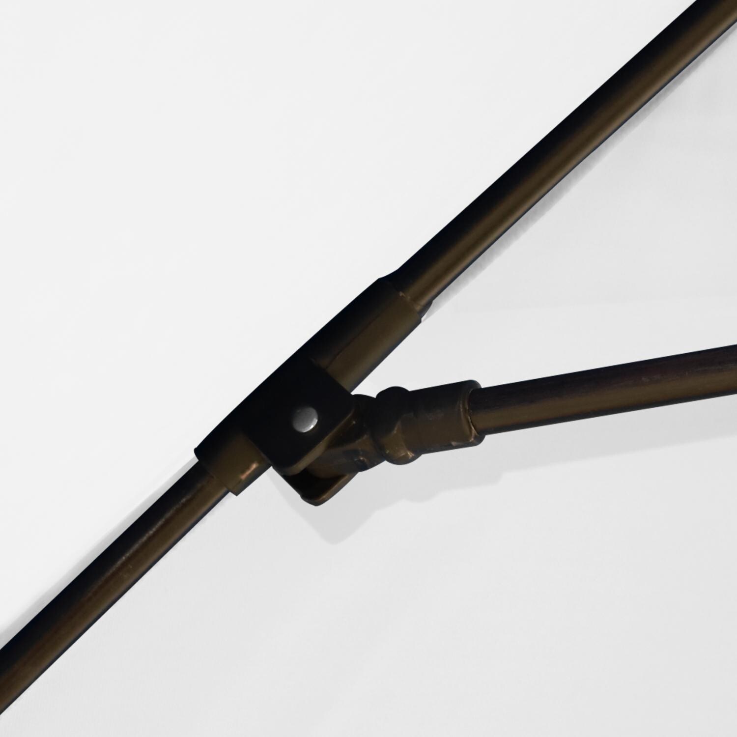 California Umbrella Venture Series 9 Ft Octagonal Aluminum Patio Umbrella W/ Push Lift & Fiberglass Ribs - Rib Detail 2 thumbnail