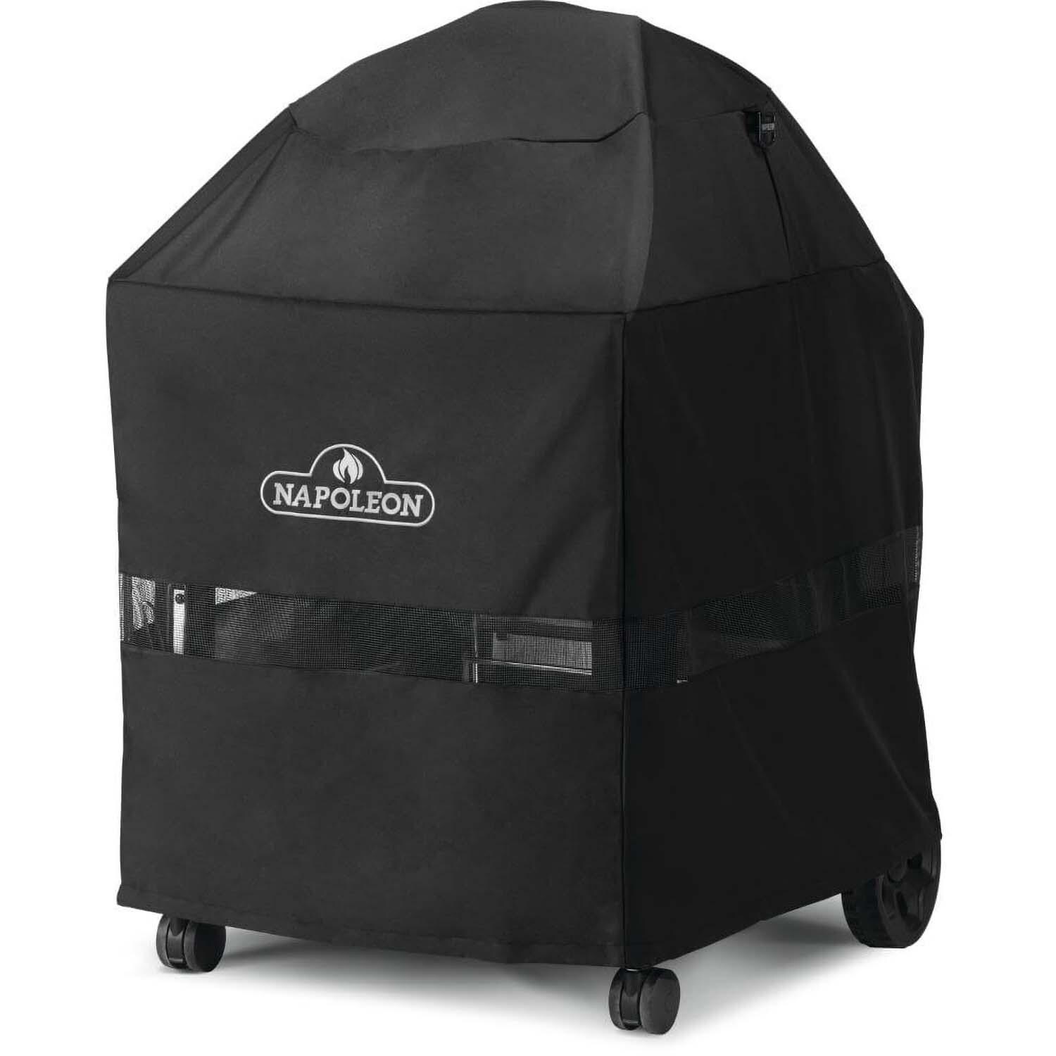 Napoleon  61916 22 Inch Charcoal Grill Cover for Cart Models - Angled View - White Background thumbnail