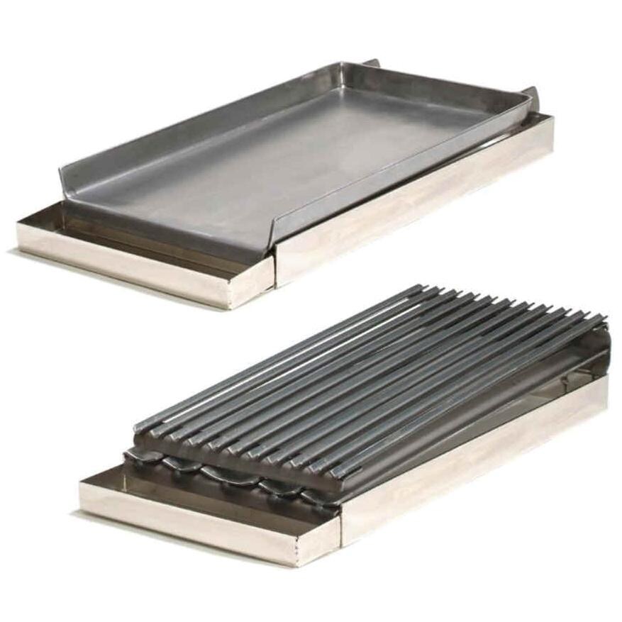 Rocky Mountain 12-Inch Wide Range Top Griddle/Broiler Combo
