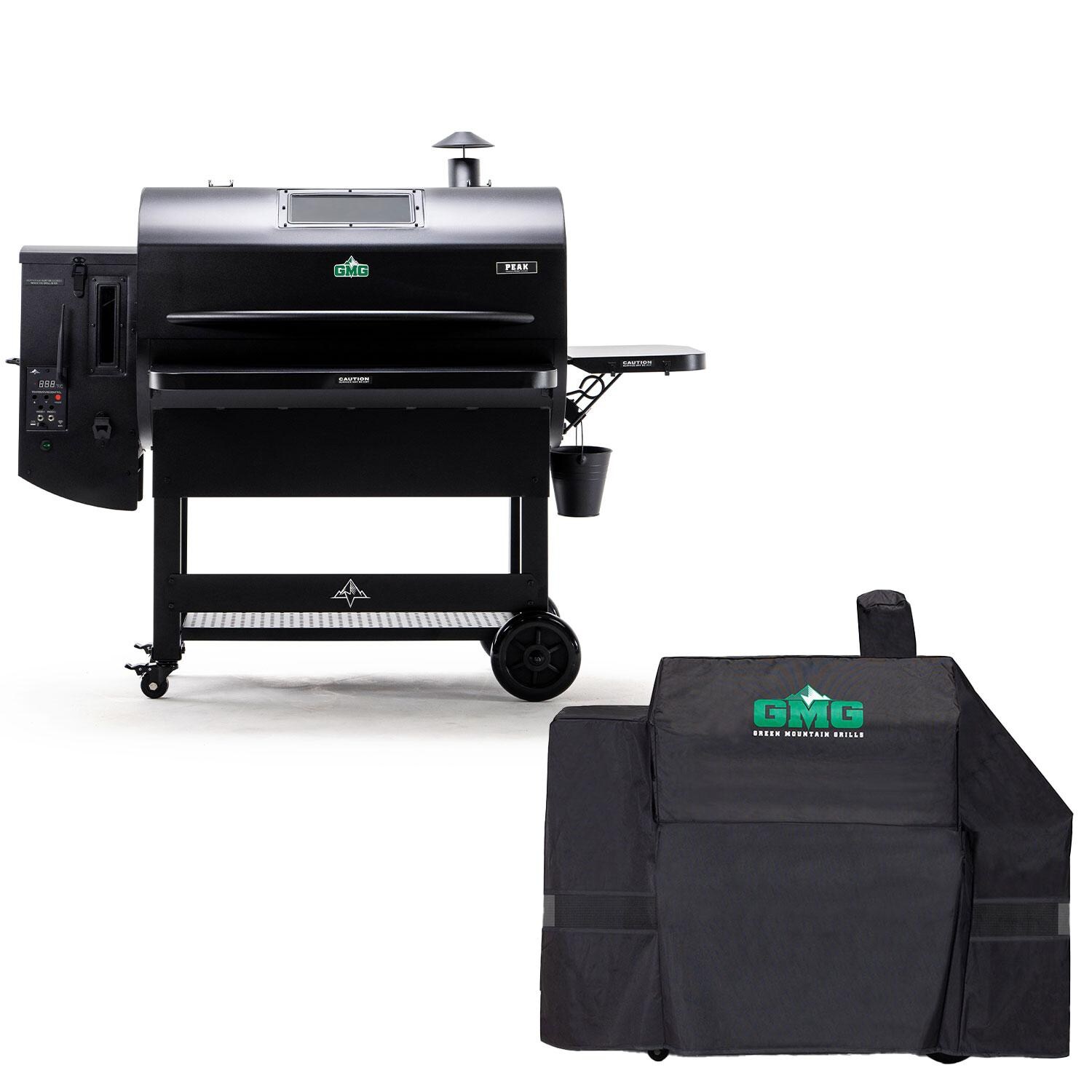 Green Mountain Grills Peak Prime 2.0 WiFi Pellet Grill With Cover