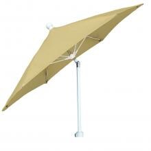 FiberBuilt 7.5 Ft. Aluminum Market Patio Umbrella W/ Crank Lift & Tilt - Beige image