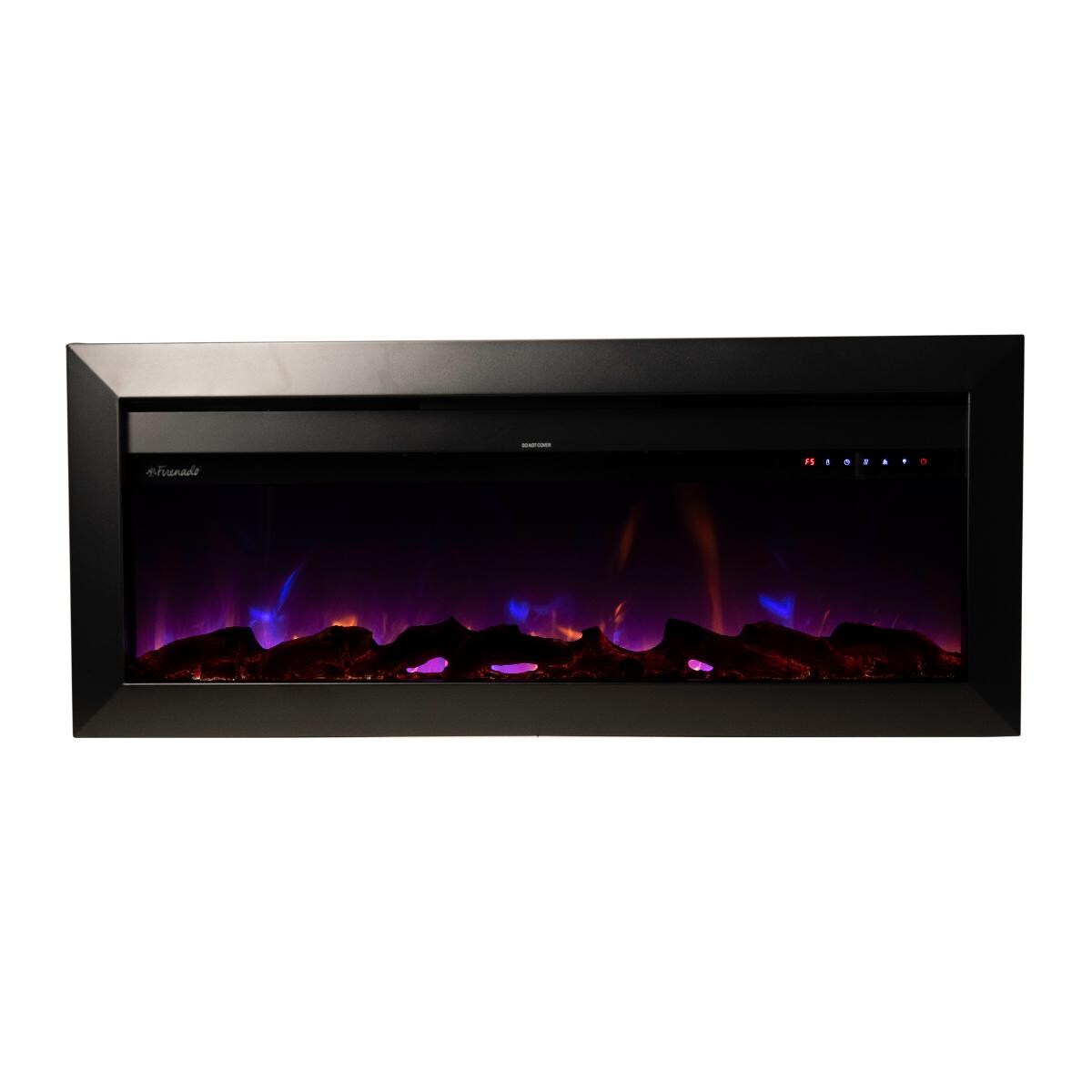 Firenado 50-Inch Built-In Electric Fireplace - FN-50-BIF - Multi Color Flame & Logs thumbnail