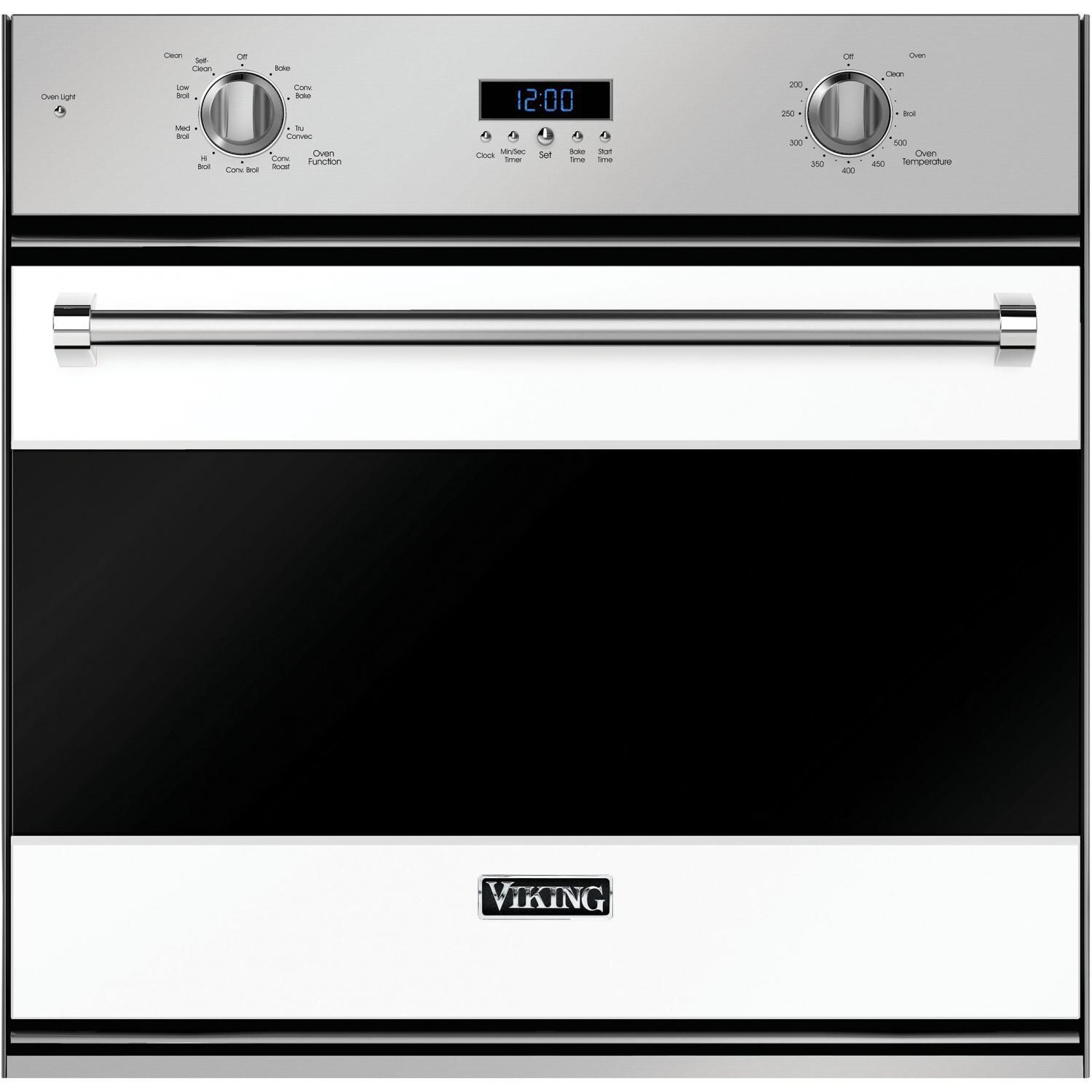 Viking 3 Series 30-Inch Single Electric Convection Oven - White - RVSOE330WH
