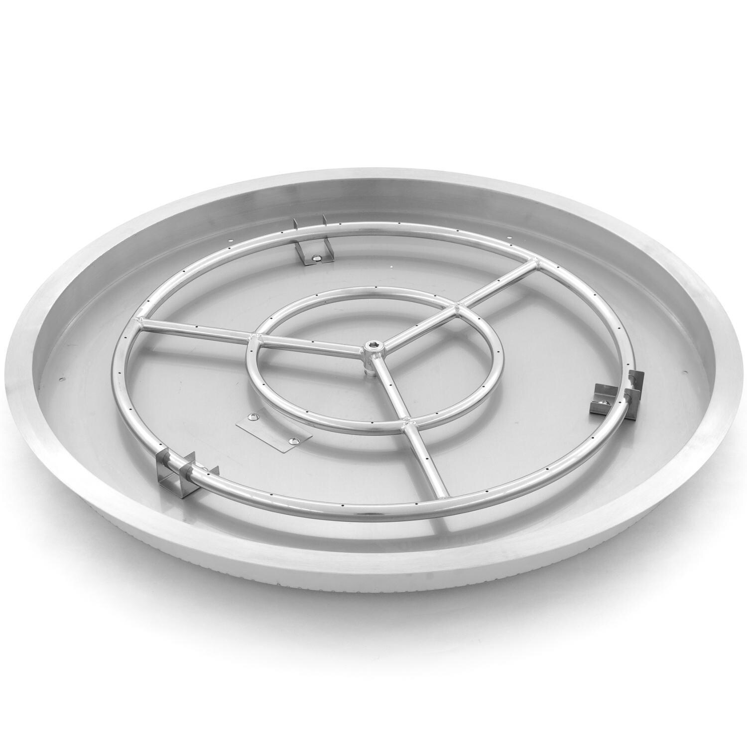 Alpine Flame Fire Pit Burners with Pans